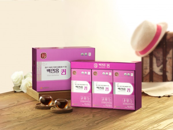 Acrofan 2017-10-26 Nonghyup Red Ginseng Hansam and the launch of Baekyeonhong Queen, a double functional product for menopausal women.